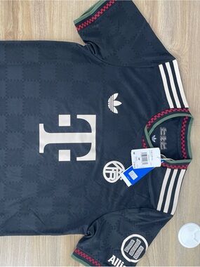 Adidas Medium FC Bayern Munich 2025/2026 Authentic Third Jersey Black KE6802